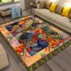 Cactus And Flower Rug Sport Decor Gift Floor Decor Living Room Carpet Rug Area Rug - d520228b9605