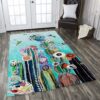 Cactus And Hummingbird Rug Sport Decor Gift Floor Decor Living Room Carpet Rug Area Rug - b38db30094e5