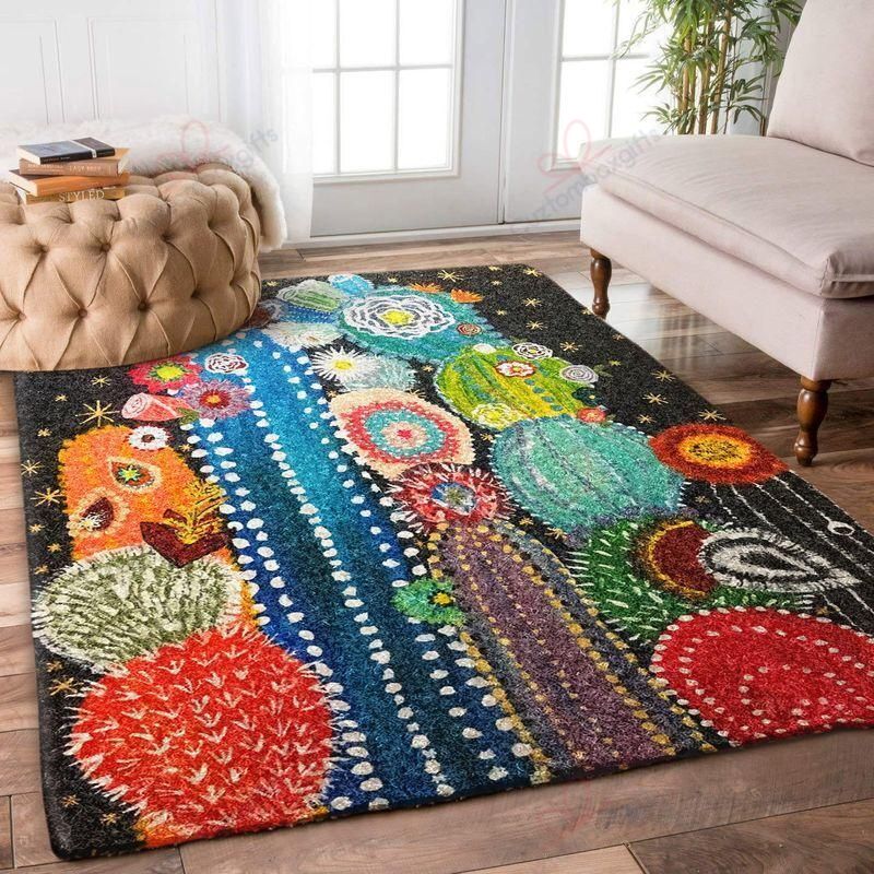 Cactus Flowers Rug Sport Decor Gift Floor Decor Living Room Carpet Rug Area Rug - a9e0b63c89f9 Cactus Flowers Rug Sport Decor Gift Floor Decor Living Room Carpet Rug Area Rug - a9e0b63c89f9