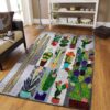 Cactus Painting 5 Rug Sport Decor Gift Floor Decor Living Room Carpet Rug Area Rug - 849db7df0d30