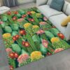 Cactus Painting 7 Rug Sport Decor Gift Floor Decor Living Room Carpet Rug Area Rug - fe5e62a706bc