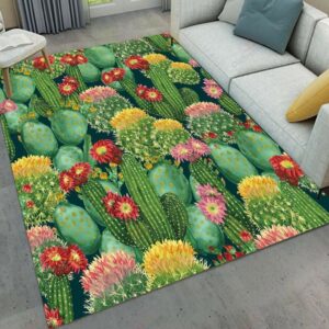 Cactus Painting 7 Rug Sport Decor Gift Floor Decor Living Room Carpet Rug Area Rug - fe5e62a706bc