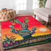 Cactus Painting Rug Sport Decor Gift Floor Decor Living Room Carpet Rug Area Rug - f2efd11c2e94