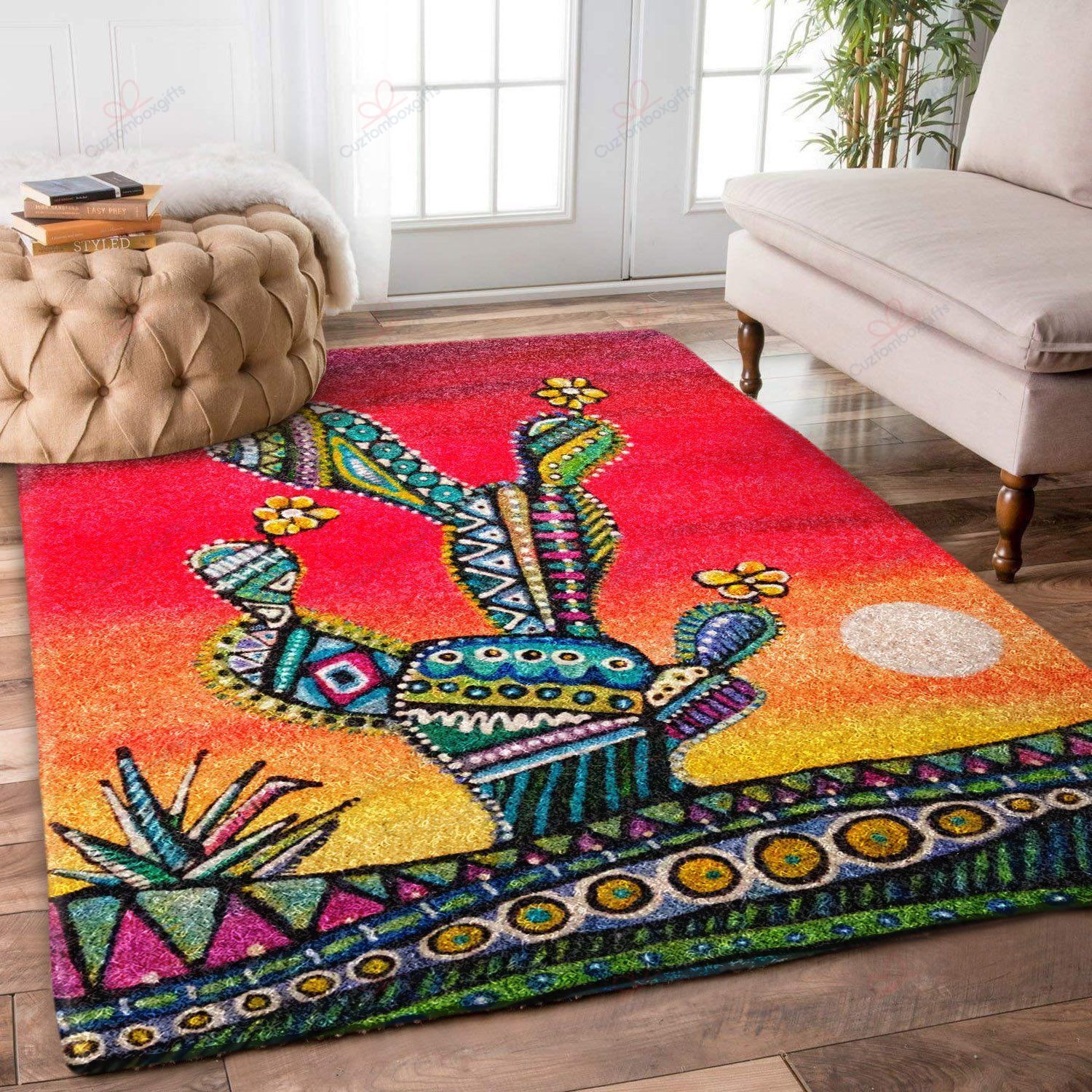 Cactus Painting Rug Sport Decor Gift Floor Decor Living Room Carpet Rug Area Rug - f2efd11c2e94 Cactus Painting Rug Sport Decor Gift Floor Decor Living Room Carpet Rug Area Rug - f2efd11c2e94