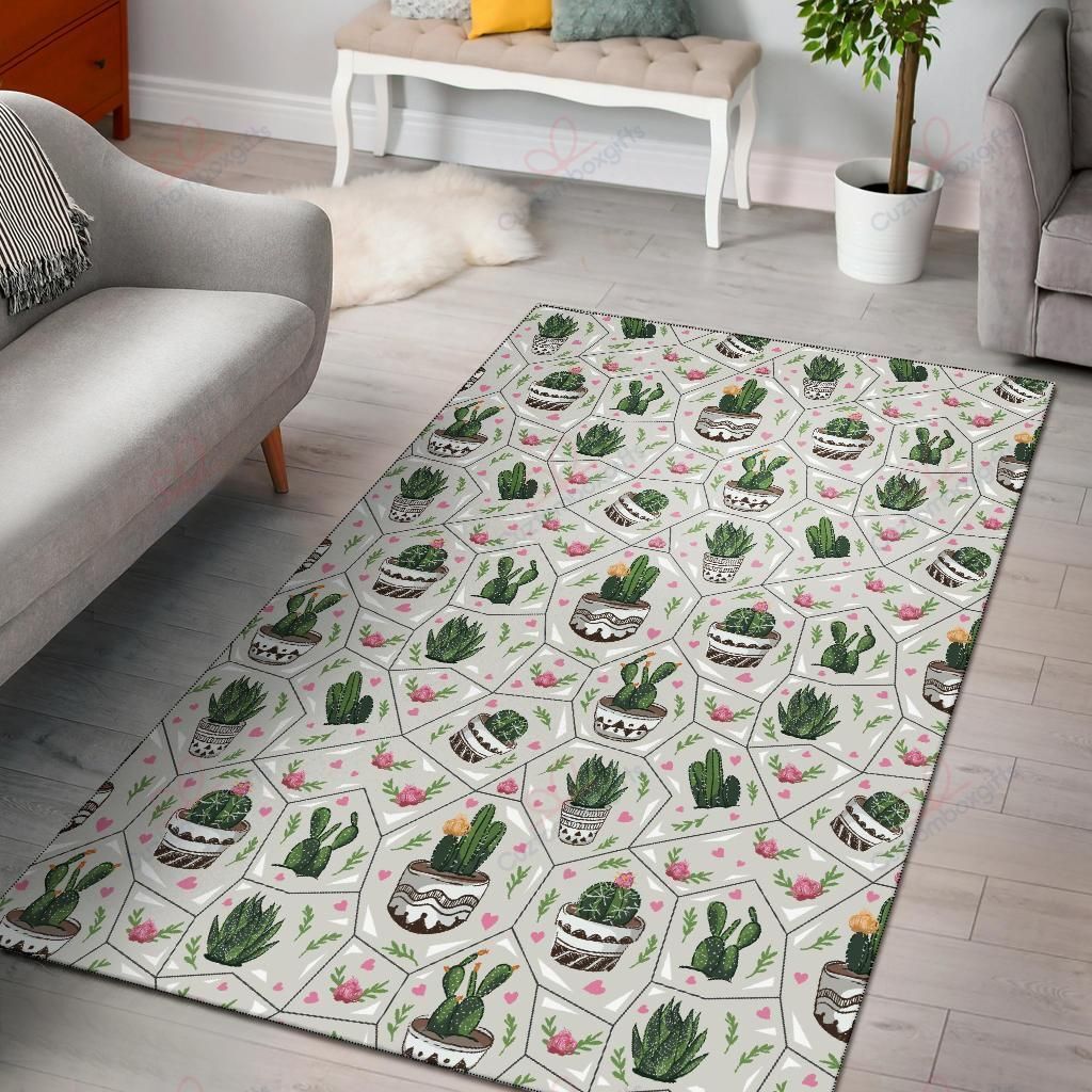 Cactus Pattern 4 Rug Sport Decor Gift Floor Decor Living Room Carpet Rug Area Rug - 1.16E+113 Cactus Pattern 4 Rug Sport Decor Gift Floor Decor Living Room Carpet Rug Area Rug - 1.16E+113