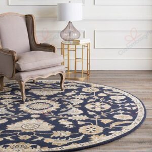 Caesar Round Carpet Floor Rug Living Room Bedroom Decor Round Area Rug Carpet