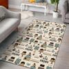 Cake Pattern 2 Rug Sport Decor Gift Floor Decor Living Room Carpet Rug Area Rug - 642deb90f772