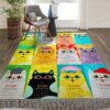 Calendar And Cat Rug Sport Decor Gift Floor Decor Living Room Carpet Rug Area Rug - 488c60c7d862
