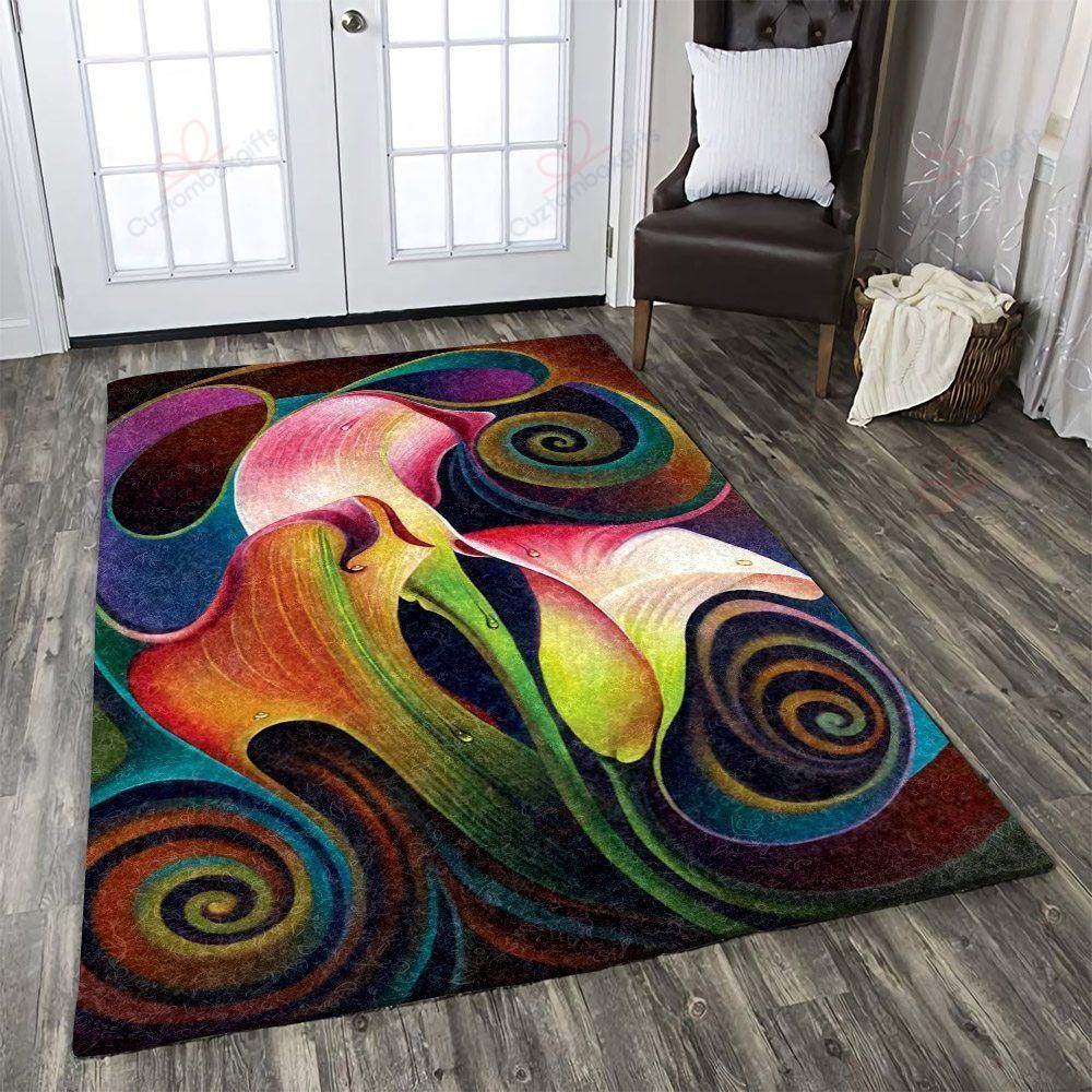 Calla Lily Rug Sport Decor Gift Floor Decor Living Room Carpet Rug Area Rug - 56b04f777374 Calla Lily Rug Sport Decor Gift Floor Decor Living Room Carpet Rug Area Rug - 56b04f777374