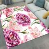 Camellia Flower Rug Sport Decor Gift Floor Decor Living Room Carpet Rug Area Rug - b8db5869586b