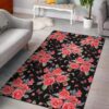 Camellia Pattern Rug Sport Decor Gift Floor Decor Living Room Carpet Rug Area Rug - 580c47406ec1