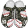 Camo Baseball Shoes Crocs Clog For Army Veteran – Baseball Shoes Crocbland Clog Customize Name Number