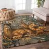 Camo Hunting Deer Rug Sport Decor Gift Floor Decor Living Room Carpet Rug Area Rug - c88a1ea07d4f