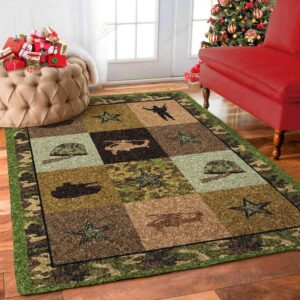 Camouflage Camo Rug Sport Decor Gift Floor Decor Living Room Carpet Rug Area Rug - 53ebe3951bc2
