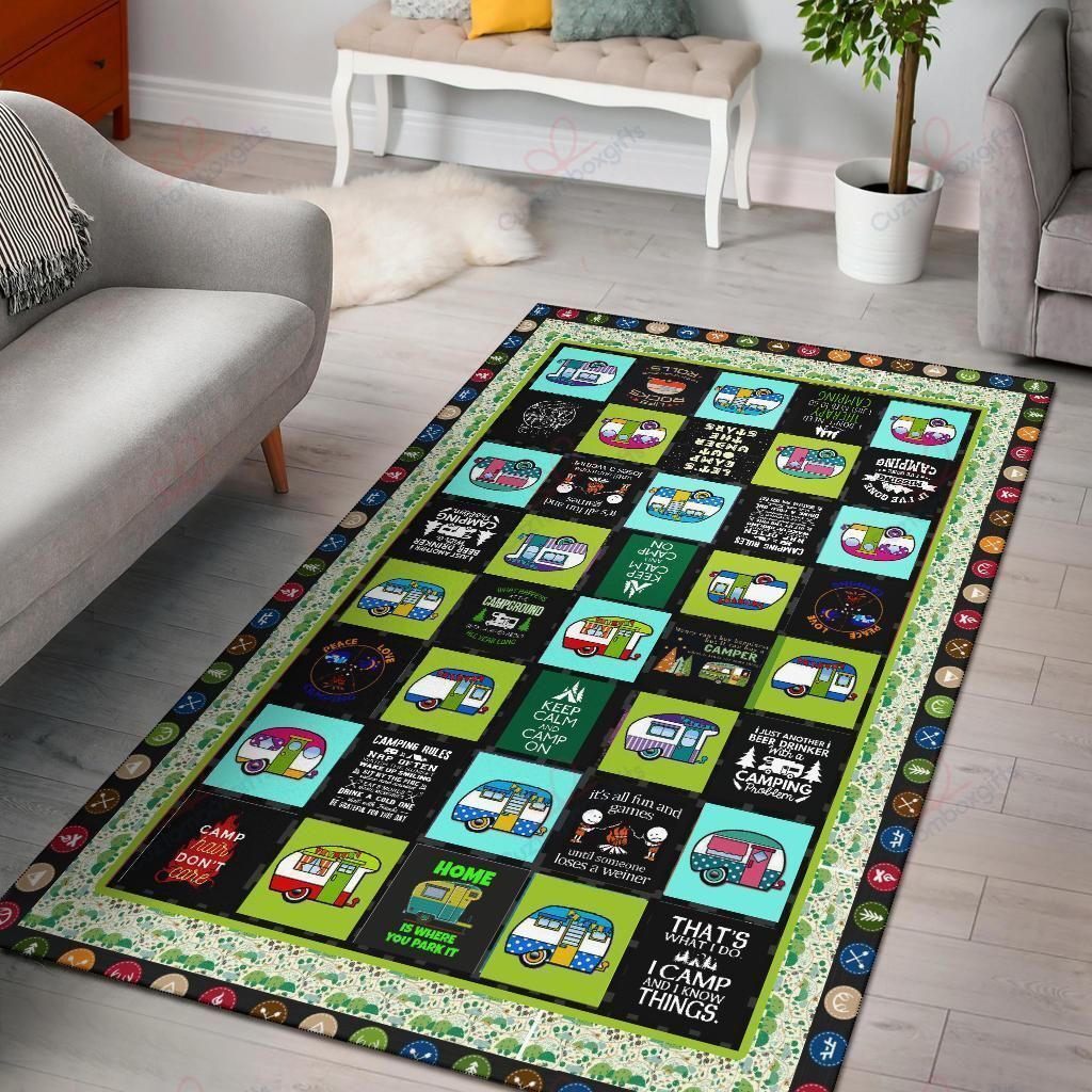 Camp On Rug Sport Decor Gift Floor Decor Living Room Carpet Rug Area Rug - f39660a06860 Camp On Rug Sport Decor Gift Floor Decor Living Room Carpet Rug Area Rug - f39660a06860