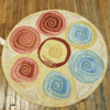 Camp Whirly Round Carpet Floor Rug Living Room Bedroom Decor Round Area Rug Carpet