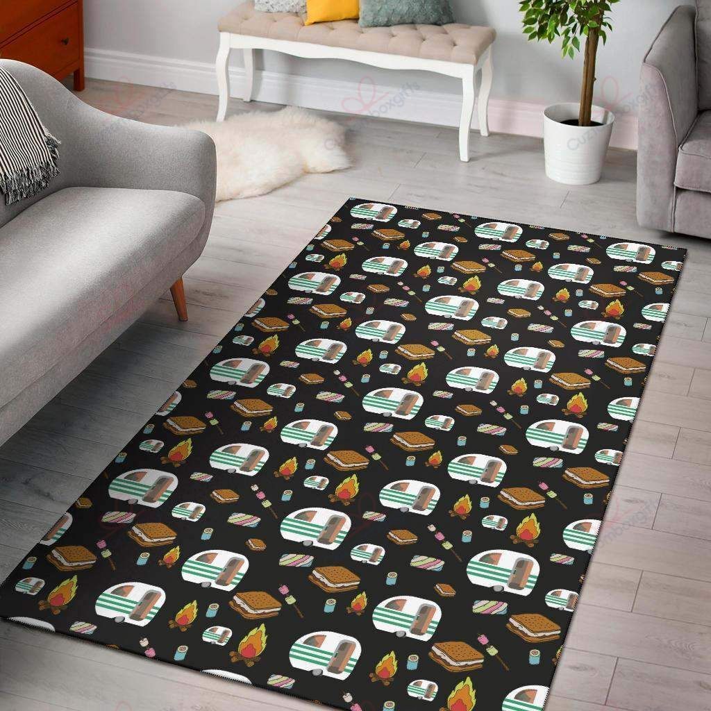 Camper Marshmallow Camping Rug Sport Decor Gift Floor Decor Living Room Carpet Rug Area Rug - ad22224eb9c5 Camper Marshmallow Camping Rug Sport Decor Gift Floor Decor Living Room Carpet Rug Area Rug - ad22224eb9c5
