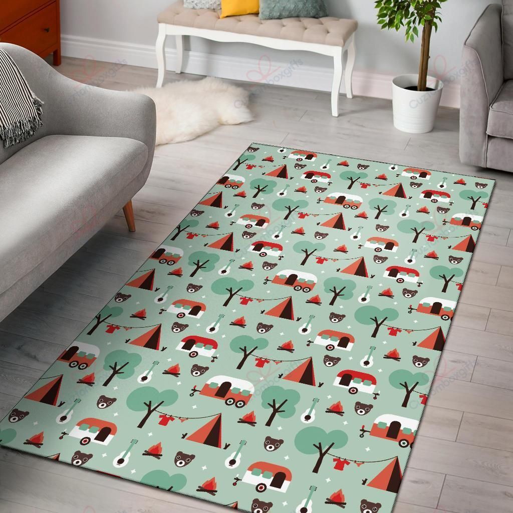 Camper Tent Pattern 1 Rug Sport Decor Gift Floor Decor Living Room Carpet Rug Area Rug - ffeb0ded53ab Camper Tent Pattern 1 Rug Sport Decor Gift Floor Decor Living Room Carpet Rug Area Rug - ffeb0ded53ab