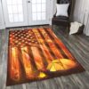 Campfire Flag America Rug Sport Decor Gift Floor Decor Living Room Carpet Rug Area Rug - cb7984652097