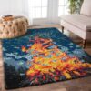 Campfire Rug Sport Decor Gift Floor Decor Living Room Carpet Rug Area Rug - 8df5e6b0f24e