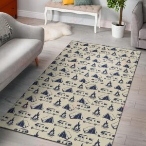 Campfire Pattern 1 Rug Sport Decor Gift Floor Decor Living Room Carpet Rug Area Rug - 04d6f0f419a1