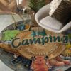 Camping Adventure Life Round Carpet Floor Rug Living Room Bedroom Decor Round Area Rug Carpet