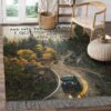 Camping And In The Forest I Go Rug Sport Decor Gift Floor Decor Living Room Carpet Rug Area Rug - 5ed5ccfb88c1