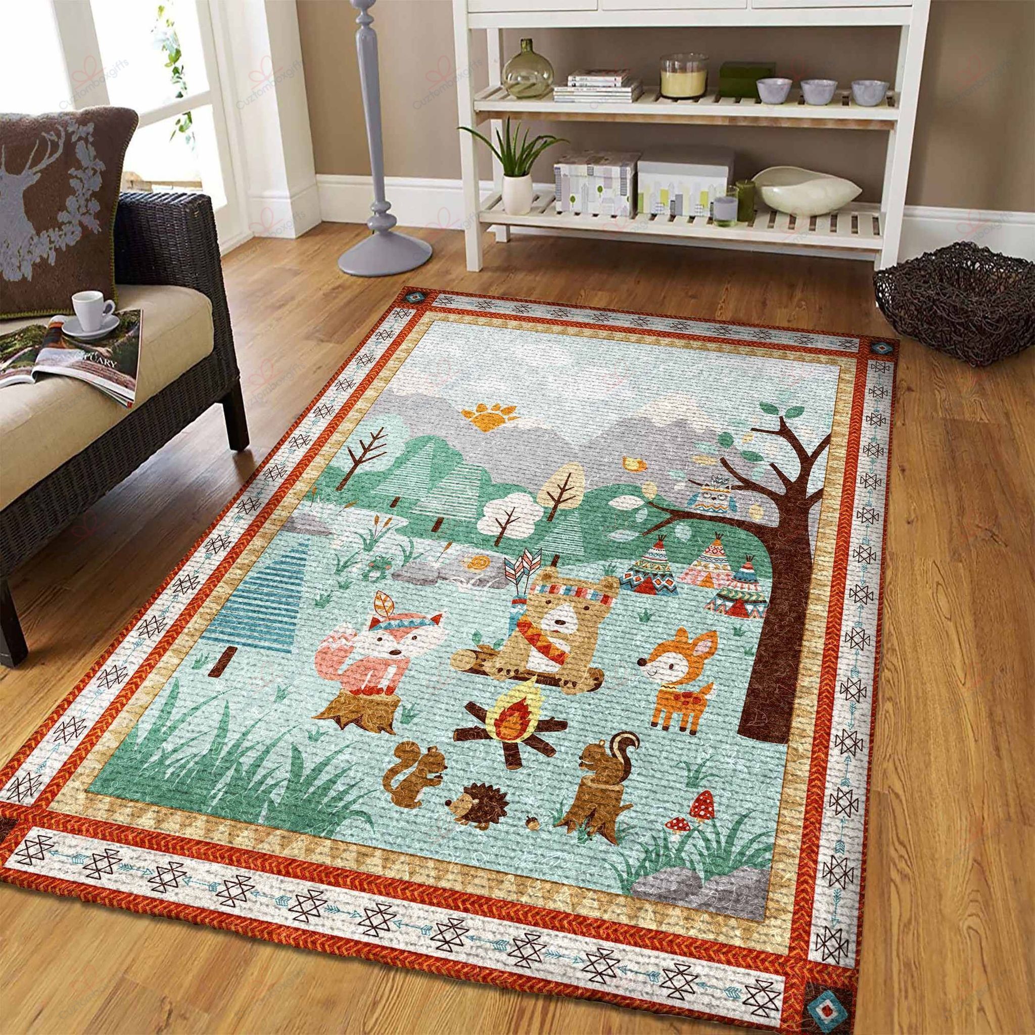 Camping Animal Rug Sport Decor Gift Floor Decor Living Room Carpet Rug Area Rug - c0288e93bf2c Camping Animal Rug Sport Decor Gift Floor Decor Living Room Carpet Rug Area Rug - c0288e93bf2c