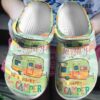 Camping Be Happy Camper Sku 440 Crocs Clog Clog Shoes