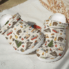 Camping Bear Pattern Shoes Clog – Summer Camp Crocs Clog Crocbland Clog Birthday Gift For Boy Woman