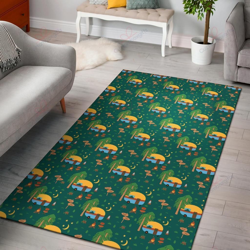 Camping Camper Pattern 6 Rug Sport Decor Gift Floor Decor Living Room Carpet Rug Area Rug - 621bed9d4cb8 Camping Camper Pattern 6 Rug Sport Decor Gift Floor Decor Living Room Carpet Rug Area Rug - 621bed9d4cb8