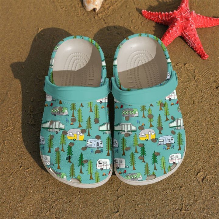 Camping Campers In The Park Sku 444 Crocs Crocband Clog Comfortable For Mens Womens Classic Clog Water Shoes Camping Campers In The Park Sku 444 Crocs Crocband Clog Comfortable For Mens Womens Classic Clog Water Shoes