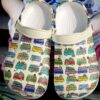 Camping Campervan Sku 390 Crocs Clog Clog Shoes