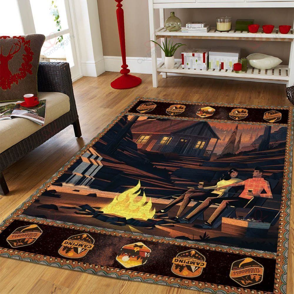 Camping Campfire Partner Rug Sport Decor Gift Floor Decor Living Room Carpet Rug Area Rug - 69f2892ba17c Camping Campfire Partner Rug Sport Decor Gift Floor Decor Living Room Carpet Rug Area Rug - 69f2892ba17c