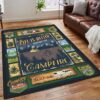 Camping Campfire Vintage Rug Sport Decor Gift Floor Decor Living Room Carpet Rug Area Rug - f86f8f86fc66
