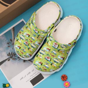 Camping Campsite Is Home Sku 455 Crocs Crocband Clog Comfortable For Mens Womens Classic Clog Water Shoes