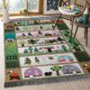 Camping Car Rug Sport Decor Gift Floor Decor Living Room Carpet Rug Area Rug - 7e3a6252a0f8