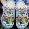 Camping Crocs Clog Classic Clog 8 Colors Happy Camper Shoes