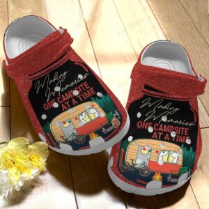 Camping Crocs Clog Classic Clog Making Memories Once Campsite At A Time Shoes