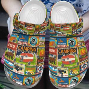 Camping Crocs Clog Classic Clog Whitesole Camping Responsibly Shoes