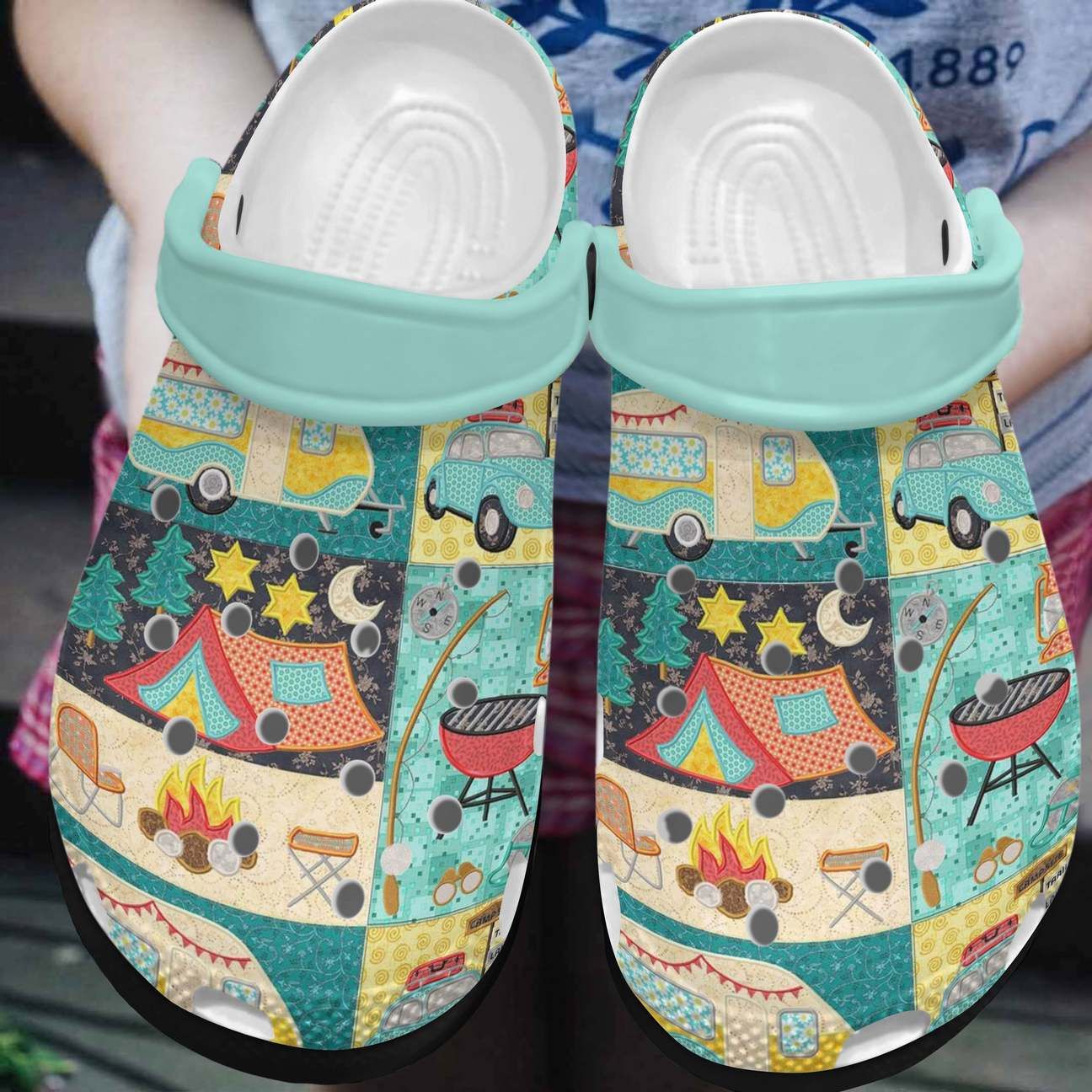 Camping Essentials Personalized Clog Custom Crocs Comfortablefashion Style Comfortable For Women Men Kid Print 3D Camping Essentials Personalized Clog Custom Crocs Comfortablefashion Style Comfortable For Women Men Kid Print 3D