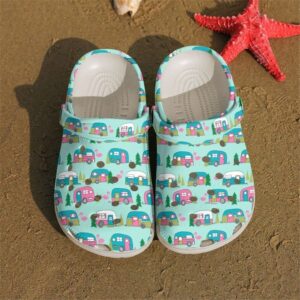 Camping Flamingo Sku 411 Crocs Clog Clog Shoes