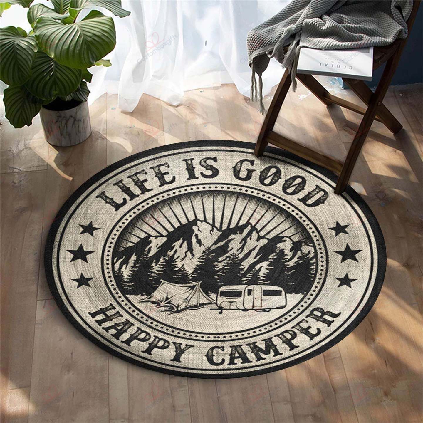 Camping Round Carpet Floor Rug Living Room Bedroom Decor Round Area Rug Carpet Camping Round Carpet Floor Rug Living Room Bedroom Decor Round Area Rug Carpet