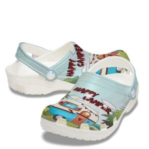 Camping Happy Camper Sku 419 Crocs Crocband Clog Comfortable For Mens Womens Classic Clog Water Shoes