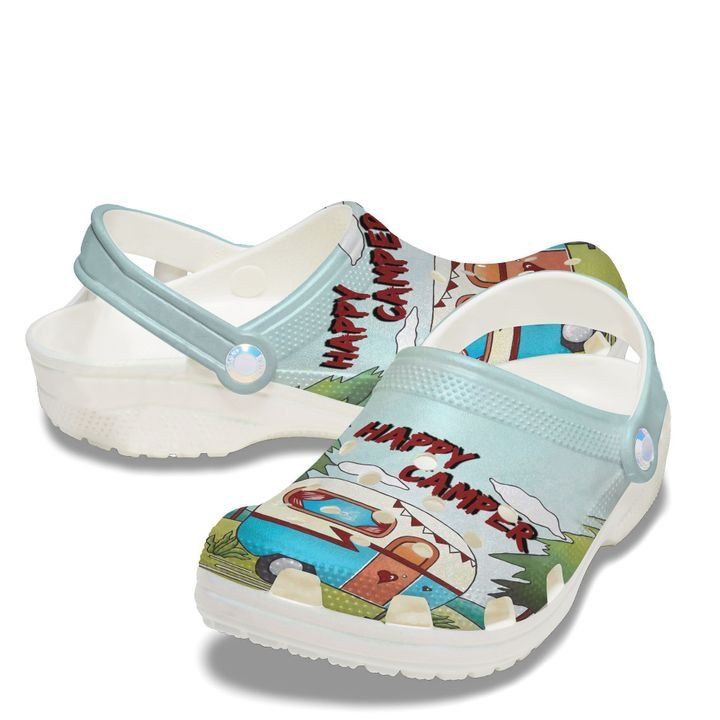 Camping Happy Camper Sku 419 Crocs Crocband Clog Comfortable For Mens Womens Classic Clog Water Shoes Camping Happy Camper Sku 419 Crocs Crocband Clog Comfortable For Mens Womens Classic Clog Water Shoes