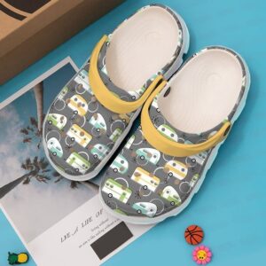 Camping Happy Campers Sku 414 Crocs Clog Clog Shoes
