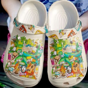 Camping Happy Campfire Sku 462 Crocs Clog Clog Shoes