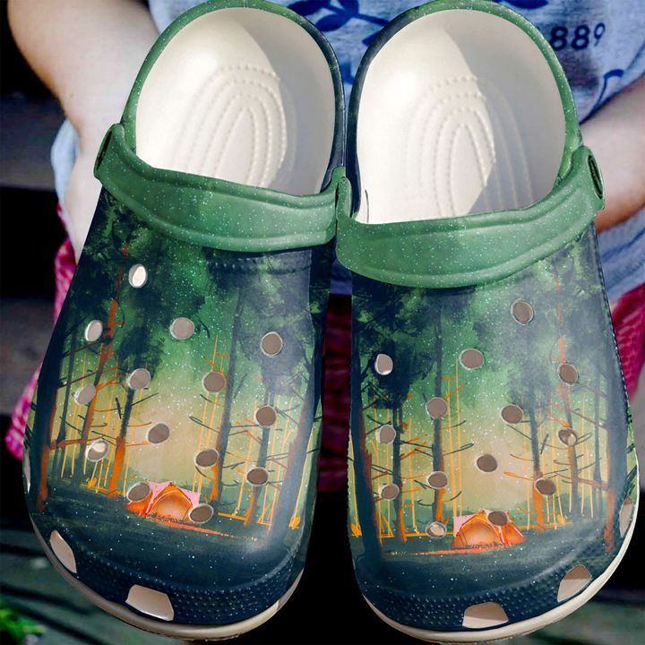 Camping In The Woods Sku 421 Crocs Crocband Clog Comfortable For Mens Womens Classic Clog Water Shoes Camping In The Woods Sku 421 Crocs Crocband Clog Comfortable For Mens Womens Classic Clog Water Shoes