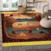 Camping Is For Natural Lovers Rug Sport Decor Gift Floor Decor Living Room Carpet Rug Area Rug - 8893c77791bd