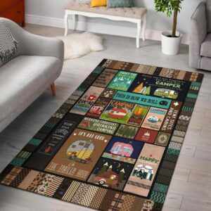 Camping Its All Good Rug Sport Decor Gift Floor Decor Living Room Carpet Rug Area Rug - 46b31d3029c5